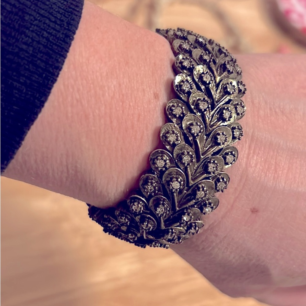 Chloe + Isabel Antique Gold Cuff Bracelet